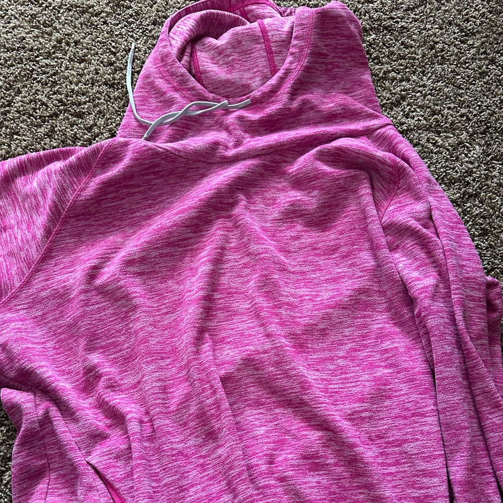 Lukka pink pullover hoodie